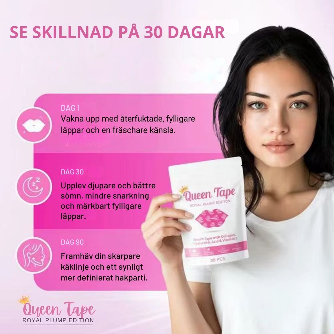 Queen Tape - Återfuktande tape för läpparna
